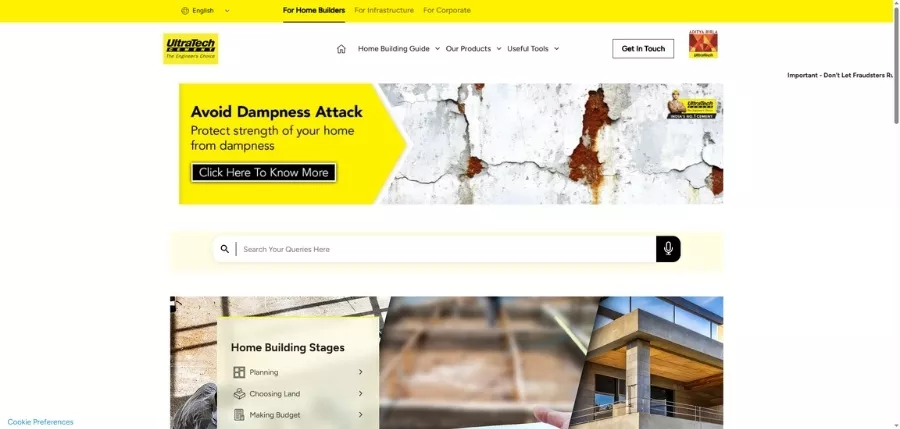 8. UltraTech Cement Precast Concrete Panels
